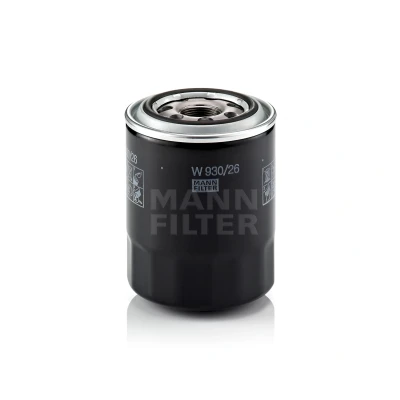 Imagem de MANN FILTER W 930/26 Filtro de óleo M 26 X 1.5 com uma válvula retenção aparafusado HYUNDAI: H 1 Van, / Starex MPV, GALLOPER 2