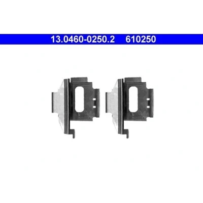 Imagem de ATE 13.0460 0250.2 Kit de acessórios, pastilhas travão MERCEDES BENZ: Vito Minibus, Van, Sprinter 3 T Minibus