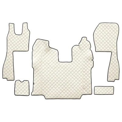 Imagem de F CORE FL10 CHAMP Conjunto de tapete chão Couro artificial à frente 5 branco marfim