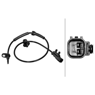 Imagem de HELLA 6PU 358 217 211 Sensor de ABS com suporte Hall 2 625