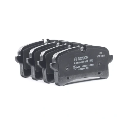 Imagem de BOSCH 0 986 494 842 Jogo de pastilhas para travão disco Baixo teor metálico incl. contacto aviso desgaste com chapa anti ruído PORSCHE: Macan
