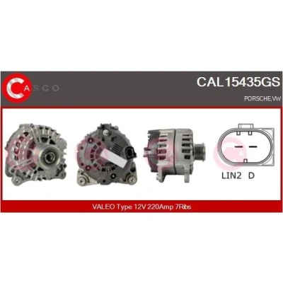 Imagem de CASCO CAL10221AS Alternador 12V 120A VOLKSWAGEN: Golf 4, Sharan I, Bora Sedan, AUDI: A3 Hatchback, SKODA: Octavia I Hatchback