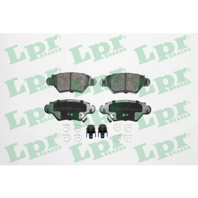 Imagem de LPR 05P1227 Jogo de pastilhas para travão disco com parafusos OPEL: Corsa C Hatchback, Zafira A, Astra G CC