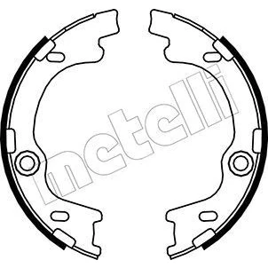 Imagem de METELLI 53 0185 Maxilas de Travão Mão KIA: cee‘d I Hatchback