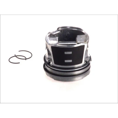 Imagem de NÜRAL 87 424008 00 Pistão 75,6 com canal de refrigeração, suporte segmentos, para biela trapezoidal FORD: FIESTA 5 Van, Focus 2