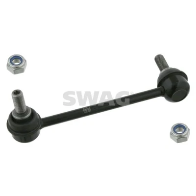 Imagem de SWAG 85 92 4961 barra / escora, estabilizadora Eixo dianteiro, lado direito 150 M10 x 1,25 com porca autoblocante Metal preto HONDA: HR V I