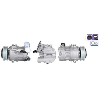 Imagem de LUCAS ACP01204 Compressor PAG 46 YF R134a, R1234yf