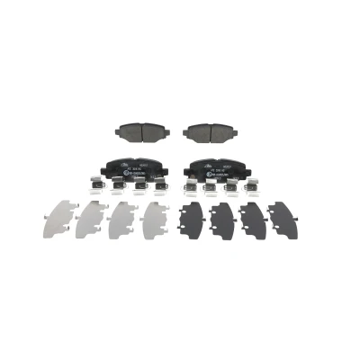 Imagem de ATE 13.0460 2657.2 Jogo de pastilhas para travão disco com avisador sonoro desgaste chapa anti ruído acessórios JEEP: Wrangler IV