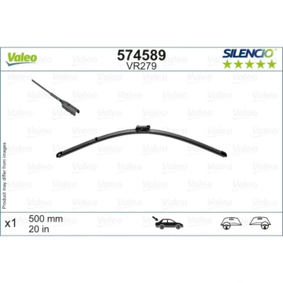 Imagem de Escova do limpa vidros Valeo 574589 500mm traseira plana OPEL: Insignia B Grand Sport