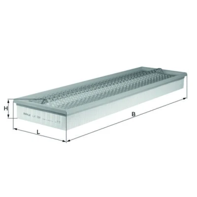 Imagem de MAHLE ORIGINAL LX 334 Filtro de ar 57,8 171 597,5, 597,5 Cartucho filtrante