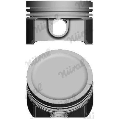 Imagem de NÜRAL 87 502900 10 Pistão 81 SEAT: Ibiza 2, VOLKSWAGEN: Golf 4, Passat B5 Variant, 4 AUDI: A4 Sedan