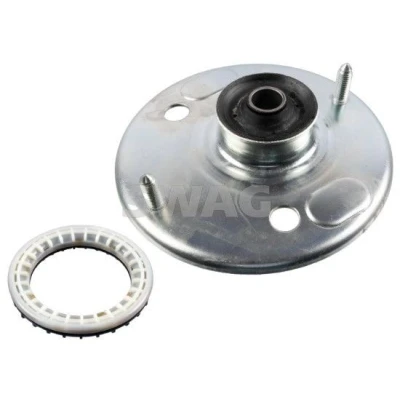 Imagem de SWAG 50 55 0009 Suporte de apoio do conjunto mola / amortecedor Eixo dianteiro com rolamentos esferas Borracha VOLVO: 780 Coupe