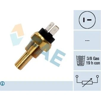 Imagem de FAE 33800 Sensor, temperatura do líquido de refrigeração MITSUBISHI: PAJERO 2