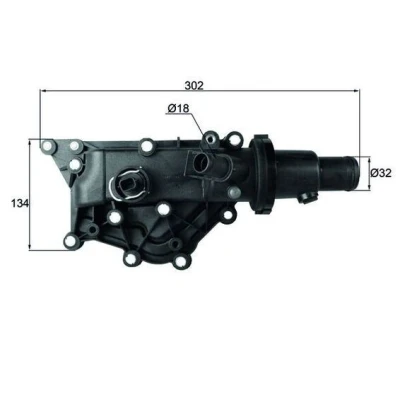 Imagem de MAHLE ORIGINAL TH 59 83 Termóstato, líquido de refrigeração com junta RENAULT: Fluence, GRAND SCENIC 2, Kangoo II Express