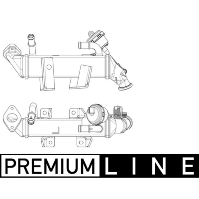 Imagem de MAHLE ORIGINAL CE 19 000P Radiador EGR com válvula de recirculação dos gases escape