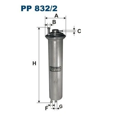 Imagem de Filtros combustível filtron pp832/2