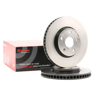 Imagem de BREMBO Disco de travão LEXUS: IS 3, 2 COATED DISC LINE 296mm 28mm 5 interior ventilado revestido alto carbono 09.A717.11 4351230310,4351230320