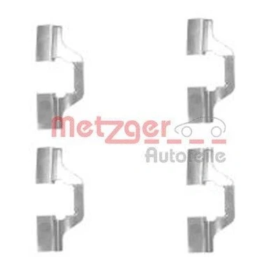 Imagem de METZGER 109 1749 Kit de acessórios, pastilhas travão RENAULT: CLIO 3, MEGANE 2, Scénic 1