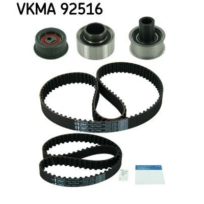 Imagem de SKF VKMA 92516 Jogo de correias dentadas 79 com perfil dentado arredondado NISSAN: ALMERA 1 Hatchback, Primera Carrinha, Sedan