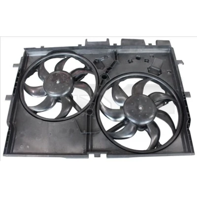 Imagem de TYC 809 0028 ventilador de radiador 390 300+300 com estrutura do (caixilho), sem resistência carga