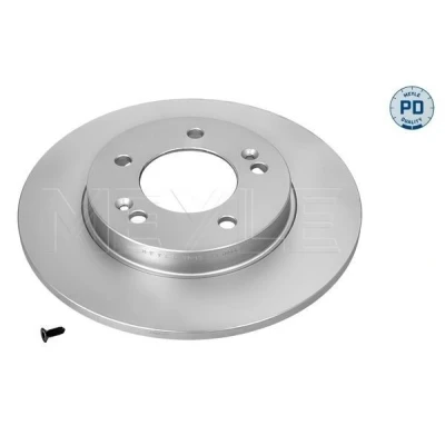 Imagem de MEYLE 37 15 523 0044/PD Disco de travão Eixo traseiro 272 10 5 114,3 cheio Revestido a discos zinco com parafusos HYUNDAI: i30 III Hatchback