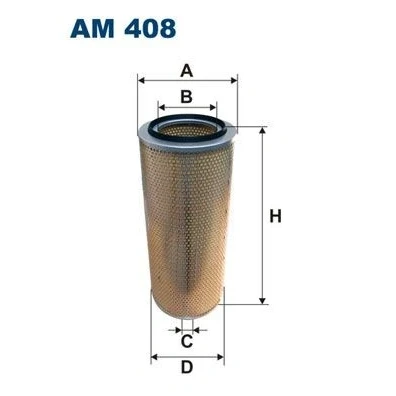 Imagem de FILTRON AM 408 Filtro de ar 581mm 264mm Cartucho filtrante