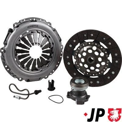 Imagem de JP GROUP 1230407710 Kit de Embraiagem para motores com volante do motor duas massas rolamento desembraiagem 215 OPEL: Corsa C Hatchback