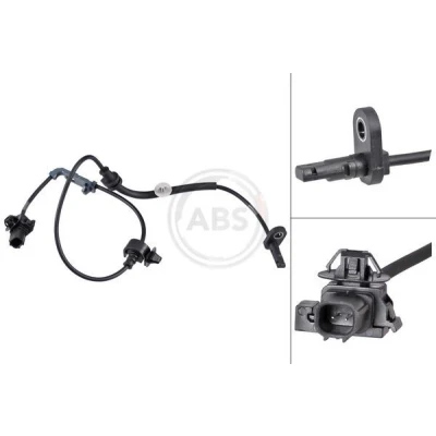Imagem de A.B.S. 31658 Sensor de ABS activo 700mm 780mm 27mm preto