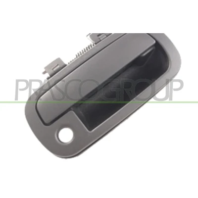 Imagem de PRASCO DS8108001 Puxadores de Porta exterior, à frente, lado direito com buraco da fechadura preto