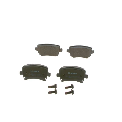 Imagem de BOSCH 0 986 494 053 Jogo de pastilhas para travão disco Baixo teor metálico com instruções montagem, chapa anti ruído, parafusos endado,