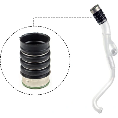 Imagem de GATES 09 0738 Mangueira Para o Turbocompressor ACM (borracha poliacrílica) BMW: 3 Touring, Sedan, Coupe