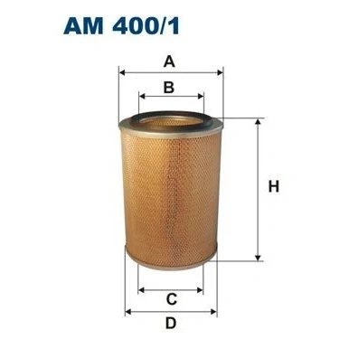 Imagem de FILTRON AM 400/1 Filtro de ar 409 282 Cartucho filtrante