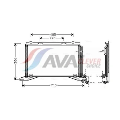 Imagem de Condensador, ar condicionado AVA COOLING MS5222