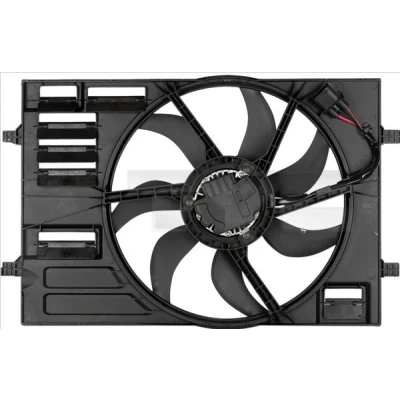 Imagem de TYC 837 0055 ventilador de radiador para veículos com ar condicionado 445 400 estrutura do (caixilho) SEAT: Ateca