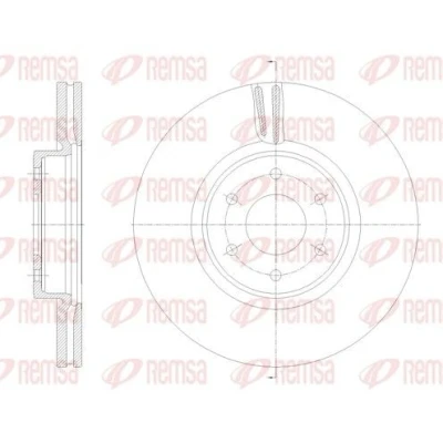 Imagem de REMSA Disco de travão Eixo dianteiro 320, 0mm 28mm 6 ventilado 62136.10 4704210200 Discos