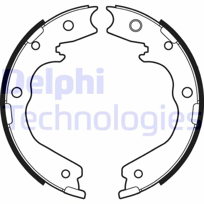 Imagem de DELPHI LS2137 Maxilas de Travão 210 32