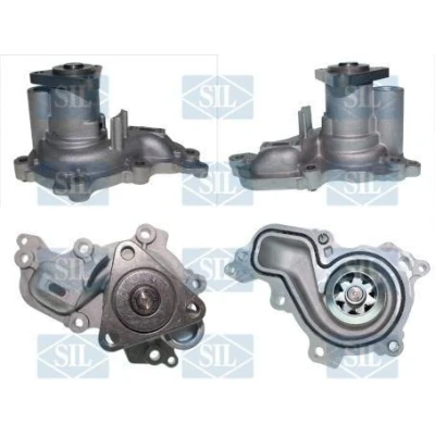 Imagem de Saleri SIL PA1758 Bomba de água com junta mecânico Aço para accionamento da correia trapezoidal estriada FORD: Focus Mk4 Turnier