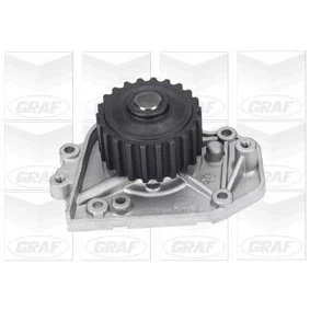 Imagem de GRAF PA670 Bomba de água 22 com junta mecânico Latão 65 para accionamento da correia dentada HONDA: CIVIC 6 Fastback, Stufenheck