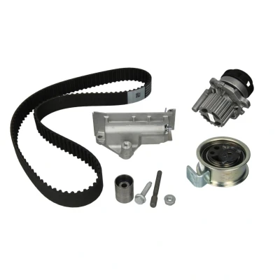 Imagem de HEPU PK05501 Bomba de Água + Kit Correia Distribuição com amortecedor tensor, rolo tensor 120 VOLKSWAGEN: Golf 4, Passat B5 GP Variant