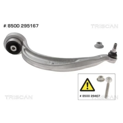 Imagem de TRISCAN 8500 295167 Braço de suspensão com articulação suspensão/guia, apoio borracha transversal 16,9, 22,8 AUDI: A4 B8 Avant