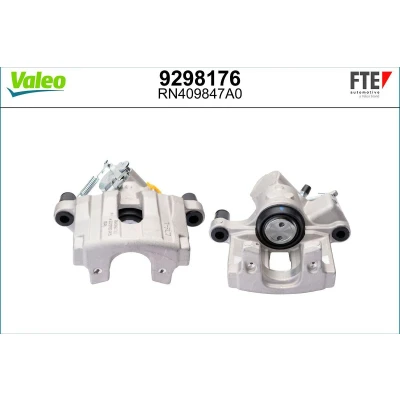 Imagem de FTE 9298176 Pinça de travão cinzento Alumínio Eixo traseiro esquerdo sem suporte OPEL: Vectra C Sedan, Caravan