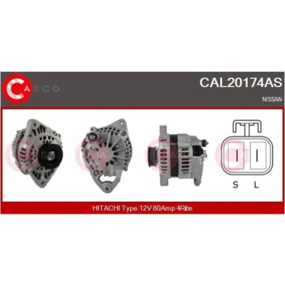 Imagem de CASCO Alternador 12V 150A M8 CPA0057 56mm CAL10541AS