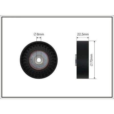 Imagem de CAFFARO 06 98 Polia de Desvio BMW: 3 Sedan, Touring, 5 Touring