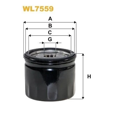 Imagem de Filtros de óleo wix filters wl7559