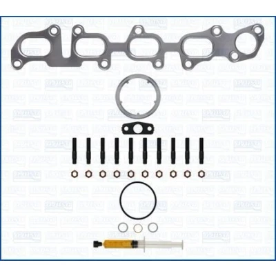 Imagem de AJUSA JTC12197 Kit de montagem, turbocompressor with studs, syringe oil com juntas instruções montagem SEAT: Leon III ST