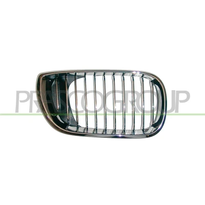 Imagem de PRASCO Premium BM0202013 Grelha de Radiador à frente, lado direito cromado crómio, preto crómio com aro BMW: 3 Sedan, Touring