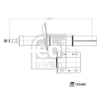 Imagem de FEBI BILSTEIN 193480 Amortecedor FIAT: Ducato II Camião de plataforma/Chassis, Van, plataforma/Chassis