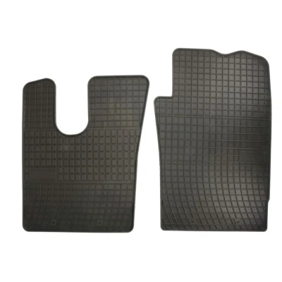 Imagem de MAMMOOTH BASIC A040 401822 Conjunto de tapete chão Borracha à frente 2 preto medida