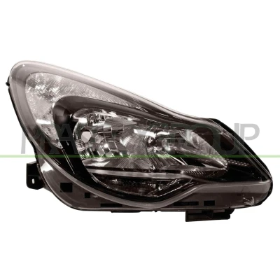Imagem de PRASCO OP0354913 Farol Principal à direita H1, H7 preto com motor de regulação do alcance dos faróis OPEL: Corsa D Hatchback