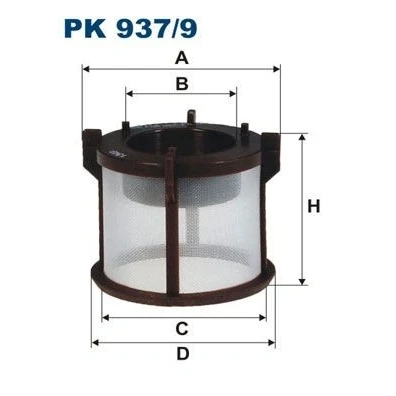 Imagem de FILTRON PK 937/9 Filtro de Combustível Cartucho filtrante